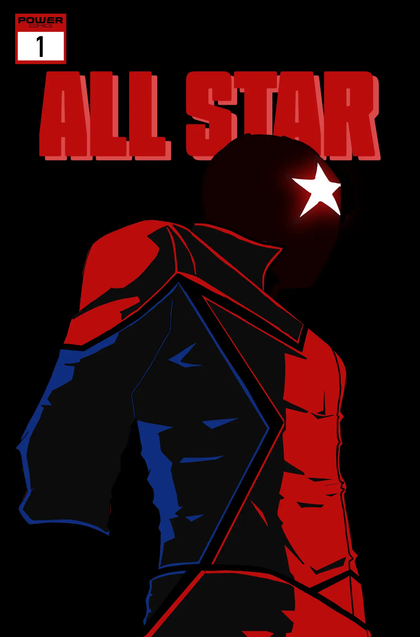 All Star #1 cover art showing the red-suited hero